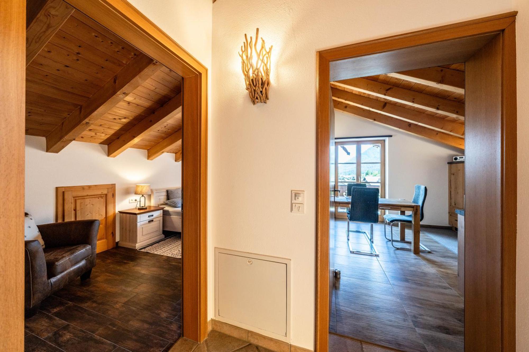 Ferienwohnungen Lara Wohnung 3 Wallgau Exterior foto